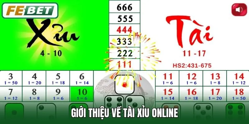 Giới thiệu về tài xỉu online