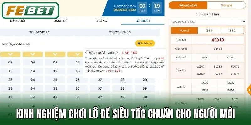 Kinh nghiệm chơi lô đề siêu tốc chuẩn cho người mới